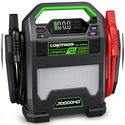 Jump Starter Lokithor J10000HD 10000A 12V/24V LiFePO4 LED 1000lm Powerbank ConnectMax