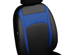 Huse pentru scaune auto Pok-Ter Design Leather Piele Albastru