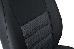 Husa matlasata pe scaunul din fata VIP ERGONOMIC MODELUL 1, culoare negru