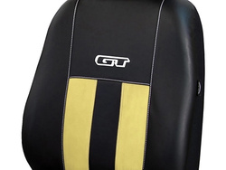 Set huse auto GT Pok-Ter din alcantara si piele ecologica, Bej