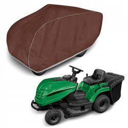 Husă de protecție pentru tractor de grădină Kegel-Błażusiak cu coș, mărime XL, maro