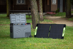 Panou fotovoltaic/solar portabil pentru alimentarea frigiderului Yolco 100W