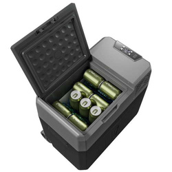 Frigider turistic cu compresor  USB bluetooth 5.0 Yolco BCX50 CARBON 47L 12V 24V 100-230V