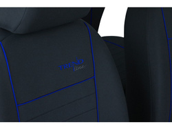 Huse pentru scaune auto Pok-Ter Trend Line din material culoare albastru