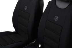 Saltea ștanțată negru pentru scaunul din față al mașinii ERGONOMIC