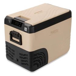 Frigider portabil de voiaj auto cu compresor Yolco KX40 Sand 34L