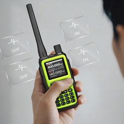 Stație walkie-talkie VHF UHF LOT BAND Baofeng UV-5R EU MINI GREEN