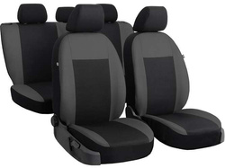 Huse pentru scaune auto Pok-Ter Drive din material, de culoare gri
