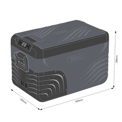 Frigider portabil de voiaj auto cu compresor Yolco KX30 CARBON 25L