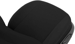 Huse pentru scaune auto Pok-Ter Drive din material, de culoare negru