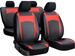 Huse pentru scaune auto Pok-Ter Design Leather Piele Rosu