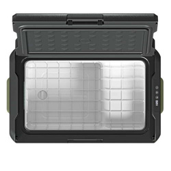 Frigider portabil de voiaj auto cu compresor Yolco NX50 Green 47L 12V 24V 240V