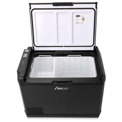 Frigider portabil de voiaj auto cu compresor Yolco GCX47 Black 47L 12V 24V 240V
