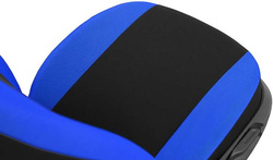 Huse pentru scaune auto Pok-Ter Drive din material, de culoare albastru