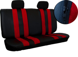 Set huse auto GT Pok-Ter din alcantara si piele ecologica, Albastru
