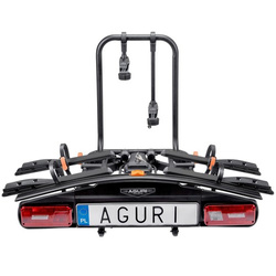 Aguri Active Bike 2 E-BIKE Black suport biciclete pe carlig pentru 2 biciclete electrice