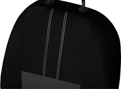 Huse pentru scaune auto Pok-Ter Ekonomic 1+1 Gri