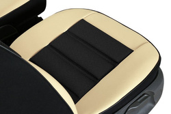 Saltea presată pentru scaunul din față al mașinii Pok-Ter Leather Ergonomic Bej