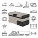Lada frigorifica auto profesionala USB bluetooth 5.0 Yolco FCX18 CREAM 18L 12V 24V 100-230V