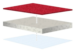 Husa matlasata pe scaunul din fata VIP ERGONOMIC MODELUL 1, culoare negru