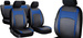 Huse pentru scaune auto Pok-Ter Design Leather Piele Albastru