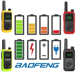 Walkie-talkie PMR Baofeng BF-T17 verde