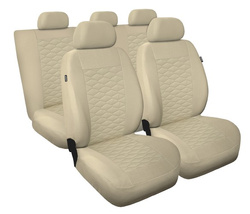 Huse pentru scaune auto Auto-Dekor Modern MP3 Piele Ecologica Bej