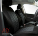 Huse pentru scaune auto Auto-Dekor Modern MP1 Piele Ecologica Negru