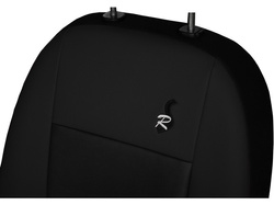 Set huse auto Road Pok-Ter din piele ecologica Negru