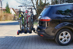 Suport de biciclete, Thule Velocompact 926, Pentru 3 biciclete, Negru