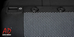 Huse pentru scaune auto Auto-Dekor Elegance din material textil Auto-Dekor Elegance Rosie