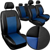 Huse pentru scaune auto Auto-Dekor Comfort Piele Ecologica Albastru