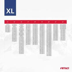 Lanțuri de zăpadă textile mărimea XL EN16662-1 Önorm V5121 2 buc. 
