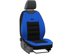 Saltea presată pentru scaunul din față al mașinii Pok-Ter Leather Ergonomic Albastru