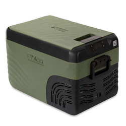 Frigider portabil de voiaj auto cu compresor Yolco KX30 GREEN 25L + căști wireless impermeabile
