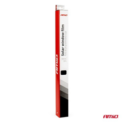 Folie geam argintiu inchis, Ultra Dark Black 1%, 0.75x3m