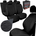 Huse pentru scaune auto Auto-Dekor Modern MP1 Piele Ecologica Negru