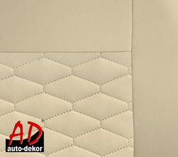 Huse pentru scaune auto Auto-Dekor Modern MP3 Piele Ecologica Bej