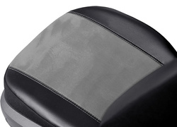 Huse pentru scaune auto Pok-Ter Alkantara piele Gri deschis