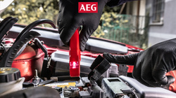 Cabluri de pornire AEG DIN 25 carcasă de protecție iluminată pentru pornire 1100A 3.5 m