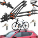 2x Suport biciclete Aguri Acuda 3 cu prindere pe bare transversale, Negru