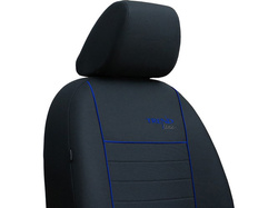 Huse pentru scaune auto Pok-Ter Trend Line din material culoare albastru