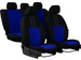  Set huse Scaune Auto Universale, Ekonomic, Negru/ Albastru, 9 buc 
