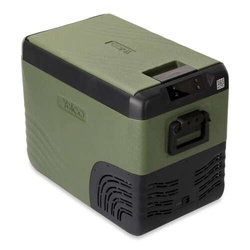 Frigider portabil de voiaj auto cu compresor Yolco KX40 GREEN 34L + căști wireless impermeabile
