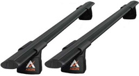 Set bare portbagaj din aluminiu cu cheie 120 cm AGURI RUNNER II AL 1.20 C/D Negru