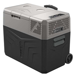Frigider portabil de voiaj auto cu compresor Yolco BCX40 GREY 39L + baterie modulara + scut termic