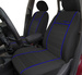 Huse pentru scaune auto Pok-Ter Trend Line din material culoare albastru