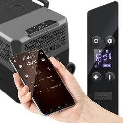 Lada frigorifica auto profesionala USB bluetooth 5.0 Yolco BCX30 CARBON 28L 12V 24V 100-230V + gratuit
