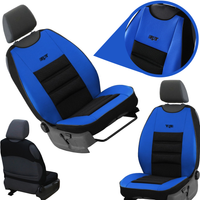 Saltea presată pentru scaunul din față al mașinii Pok-Ter Leather Ergonomic Albastru