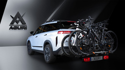 Aguri Active Bike PRO 3 Black suport biciclete pe carlig pentru transportul a 3 biciclete